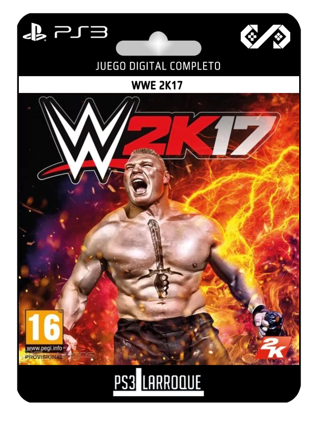 WWE 2K17 PS3 DIGITAL - Comprar en Ps3 Larroque