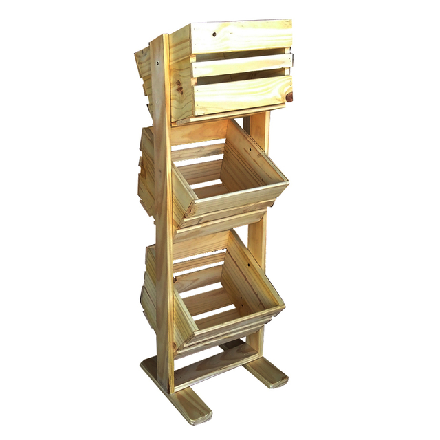 Repisa Verdulero de madera de pino - Fortaleza Muebles