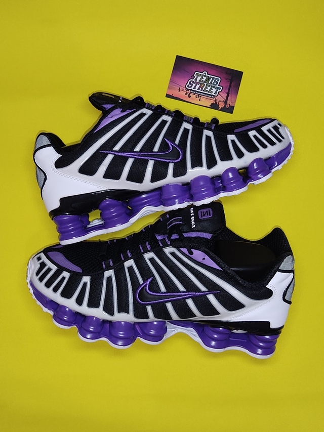Tênis Nike Shox TL (12 Molas) Purple White Black - Roxo / Branco / Preto