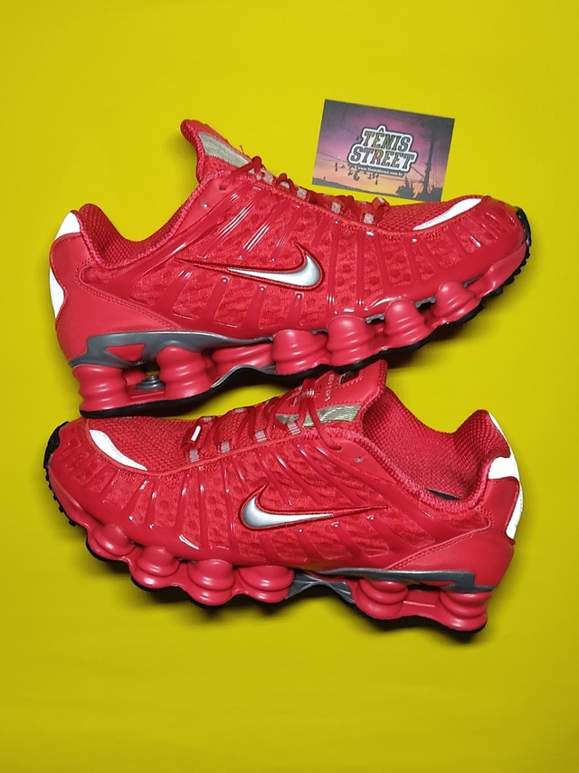 Tênis Nike Shox TL (12 Molas) Speed Red - Vermelho / Refletivo