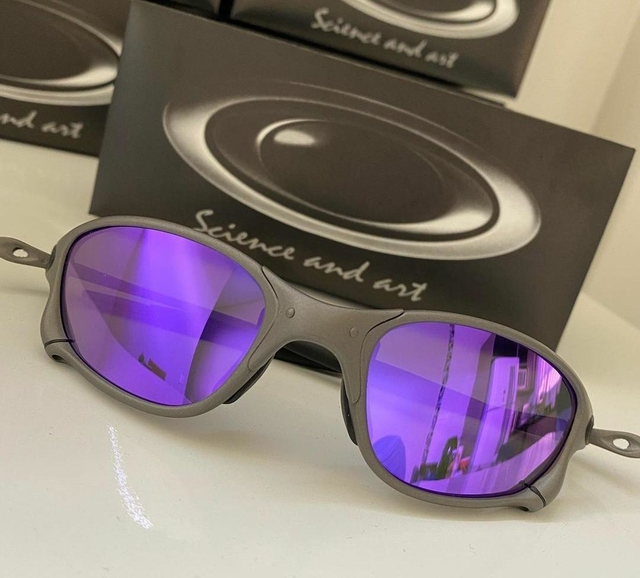 Óculos Oakley Double X Chumbo - Purple - @tenis.street