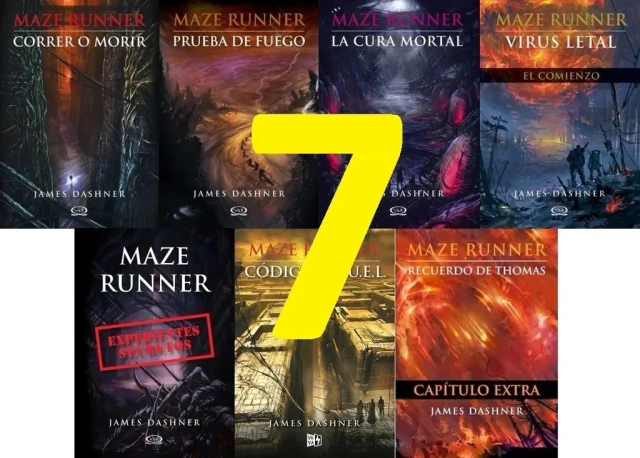 Maze Runner Colección + Cruel X 7 Libros - James Dashner