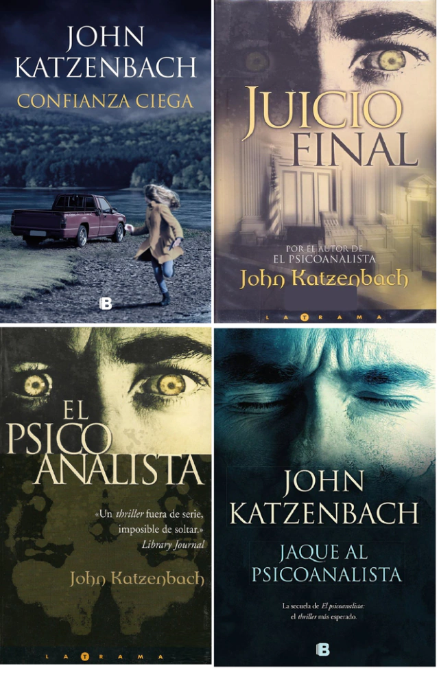 Colección 4 libros John Katzenbach: Confianza Ciega