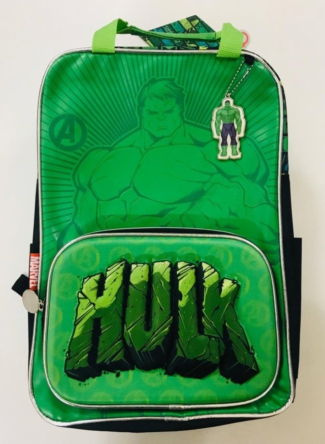 Mochila Hulk Avengers 16 Espalda Escolar