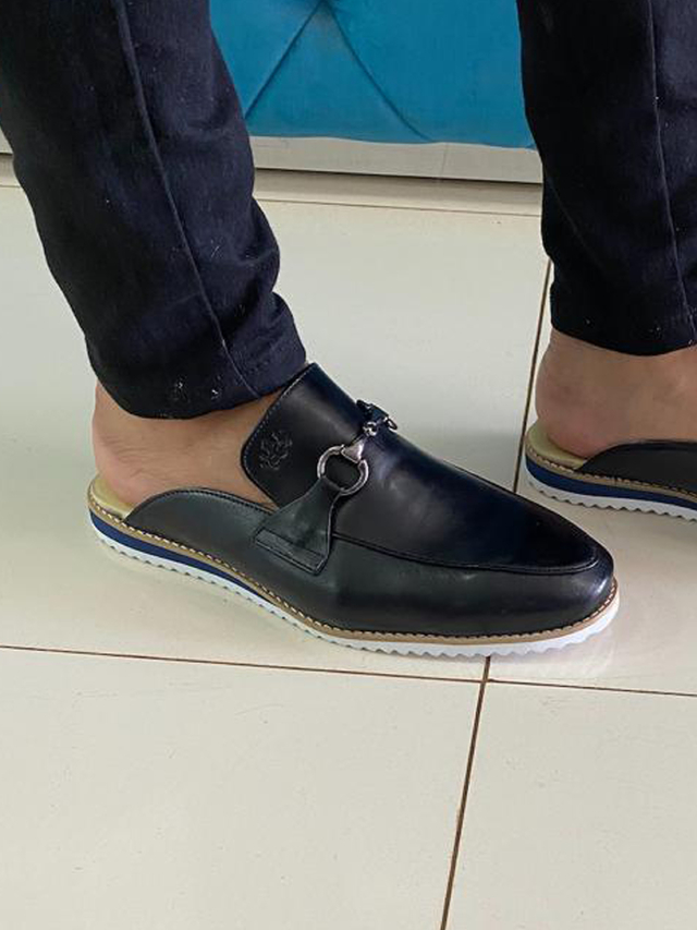 Sapato Masculino Mule Black - Comprar em Kamarim Patos