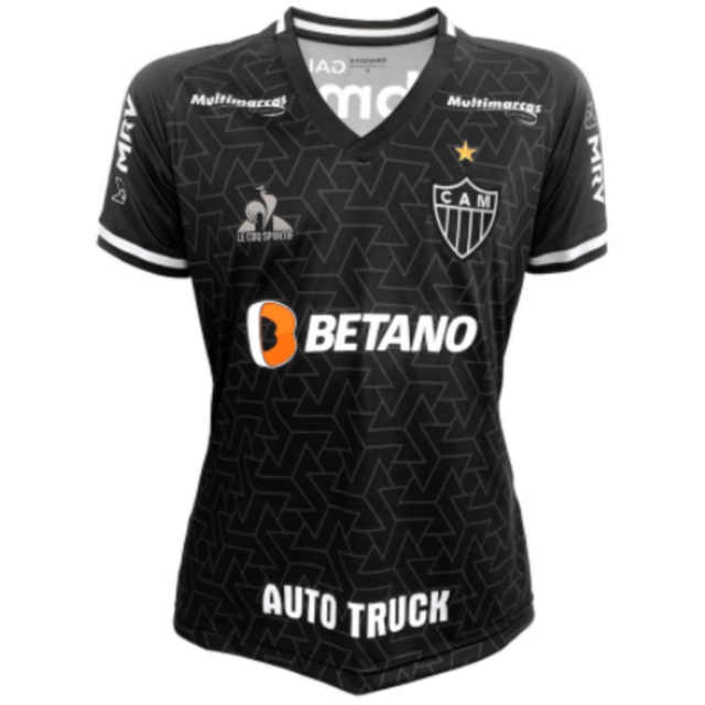 Camisa Atlético Mineiro III 21/22 Torcedor Le Coq Sportif Feminina - Preta