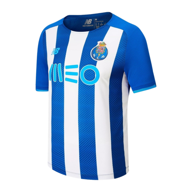 Camisa FC Porto Home 21/22 Torcedor New Balance Masculina - Azul e Branco