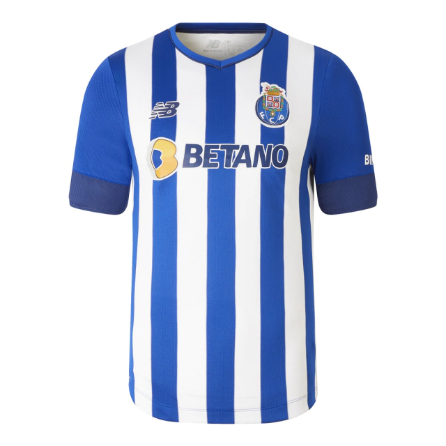 Camisa FC Porto Home 22/23 Torcedor New Balance Masculina - Azul e Branco