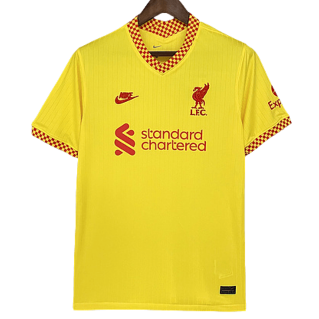Camisa Liverpool Third 21/22 - Masculina Nike Torcedor - Amarela