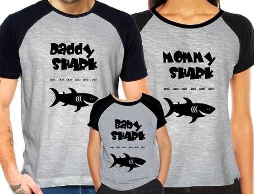 camiseta baby shark familia