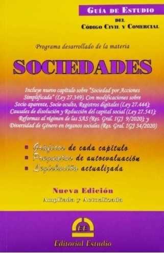 GUÍA DE ESTUDIO DE SOCIEDADES - Editorial Estudio