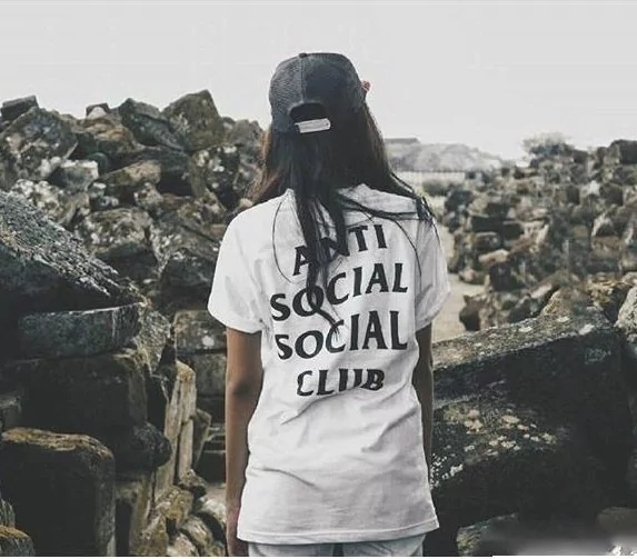 Remera Anti Social Social Club Blanca