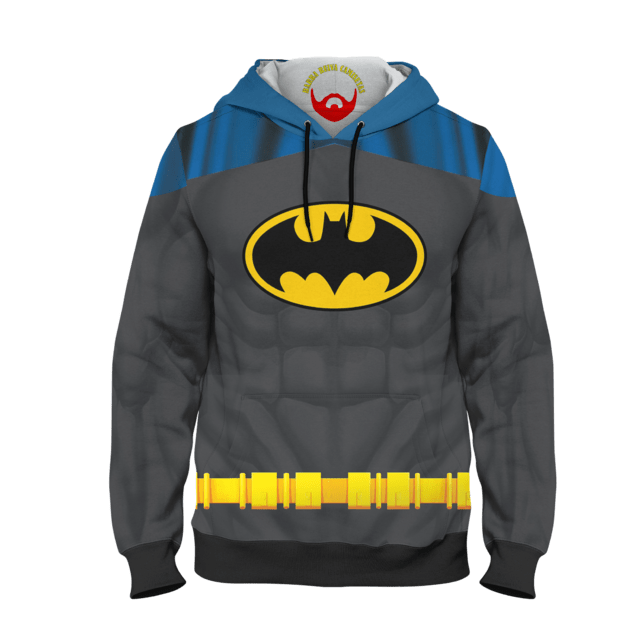 Blusa De Frio Cosplay Traje Batman Clássico