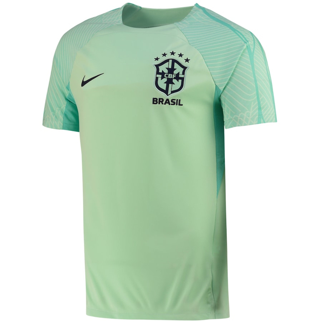 Camisa Seleção Brasil Pré-Jogo 2022/24 s/nº Masculina Nike - Verde Claro