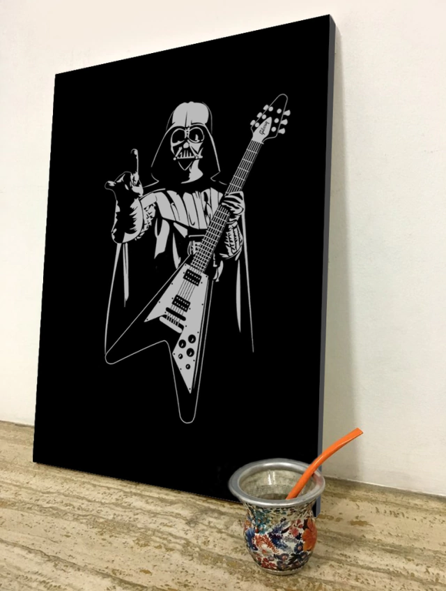 Cuadro Star Wars Darth Vader Guitarra