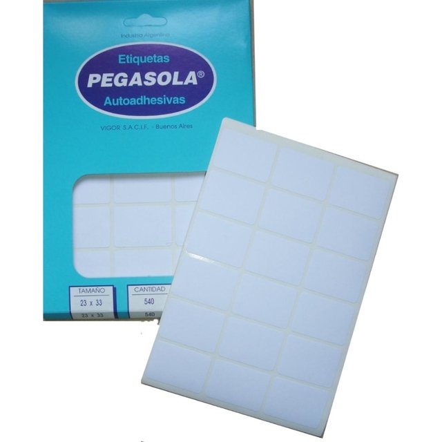 Etiquetas Pegasola Unidad - Comprar en Magnapel