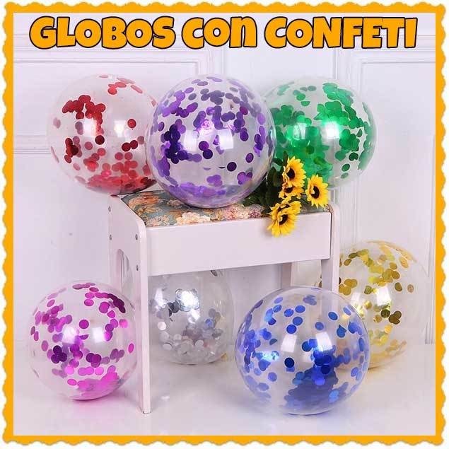 Globo Con Confeti