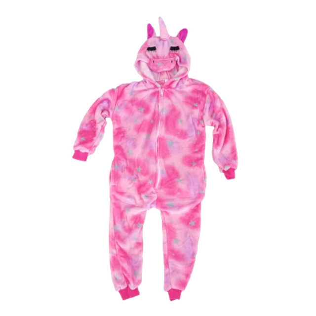 Pijama Trendy Unicornio Con Capucha Rosa