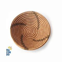 Canasto mediano en cestería de rollo - Macondo Colombia