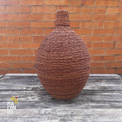 Handmade vase in palma de seje - buy online