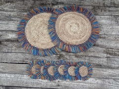 Placemat in fique, hand-woven, from Curití on internet