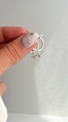 Argollas Hearty Acero Blanco
