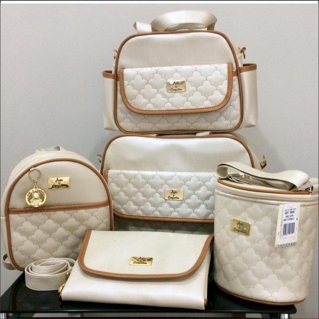 Kit bolsa maternidade bege clearance