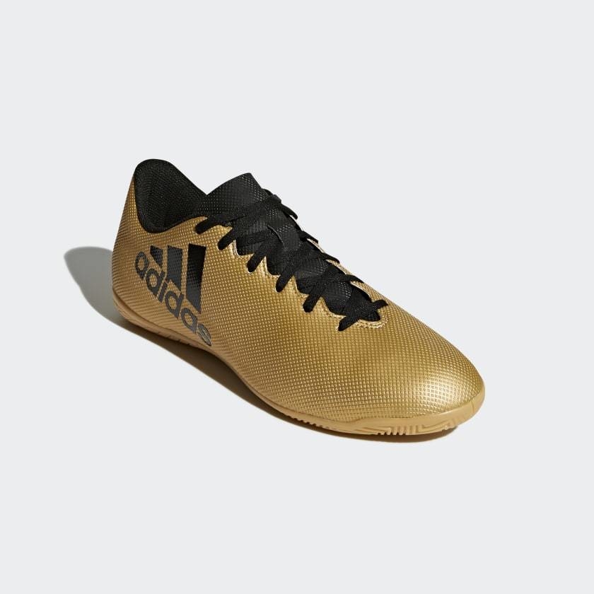 Chuteira Futsal Adidas X Tango 17.4 IN Bronze e Preto - 43983