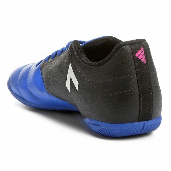 Chuteira Futsal Adidas Ace 17.4 IN Preto e Azul - 40867