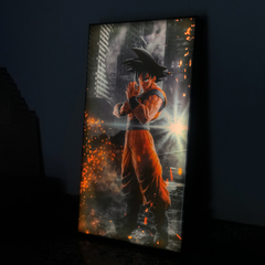 Goku led en lona backlight 70x40cm Goku led en lona backlight 70x40cm