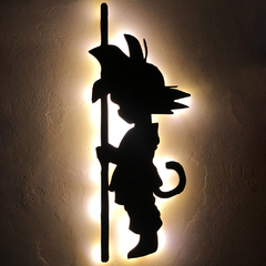 Cuadro led Goku a pilas 60cm alto Cuadro led Goku a pilas 60cm alto