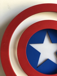 Capitan America logo led - Led it be cuadros brillantes 