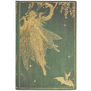 Caderno Paperblanks 14x9,5cm Pautado Lang's Fairy Books Olive 6507-4