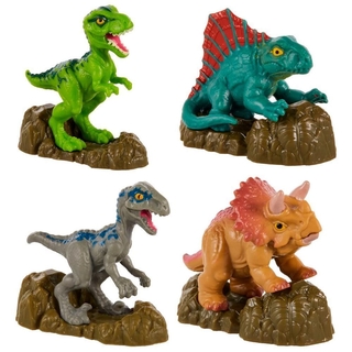 Kit Jurassic World 4 Mini Figuras 6 cm Mattel