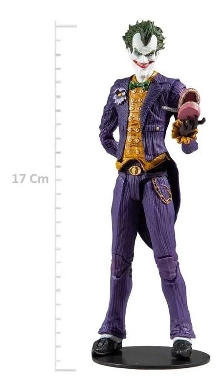 Boneco Joker Batman Arkham Asylum Dc Multiverse Mcfarlane