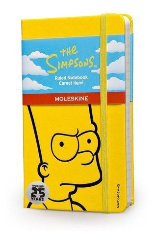 Caderno Moleskine Original The Simpsons Pautado Bolso - 4255