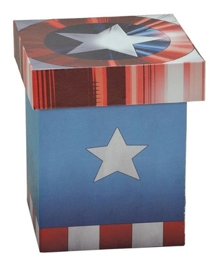 Caixa Capitão América Porta Treco Marvel Mabruk 274119