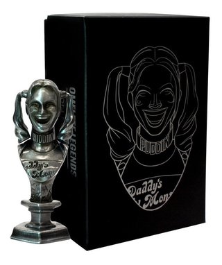 Harley Quinn Mini Busto De Metal Steel Legends Omelete Box