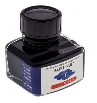 Tinta Para Caneta Tinteiro Bleu Nuit Herbin 30ml
