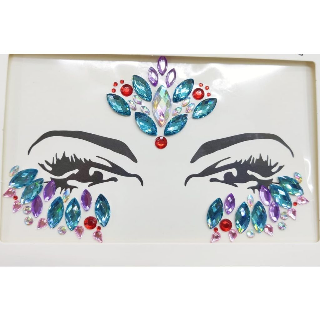 Adesivo Rosto Glitter Joy 03