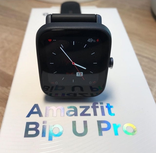 smartwatch amazfit bip u pro relógio inteligente com gps integrado