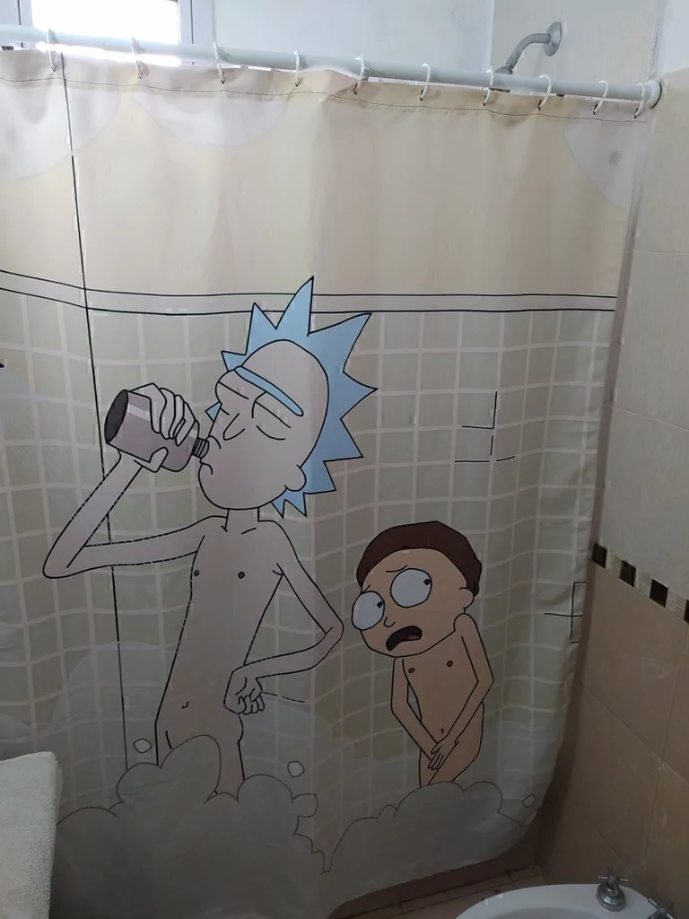Cortina de baño Rick and Morty - tienda de acolchado