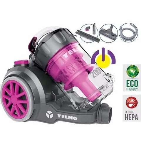 Aspiradora Yelmo As-3228 2000w Sin Bolsa 3.5 Lts Filtro