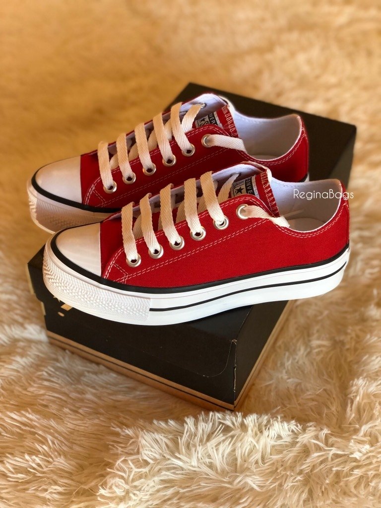 Rojas de Zapatos para Mujer de Converse | FASHIOLA.es