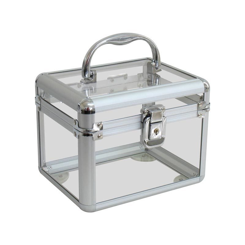 MALETIN DE ACRILICO TRANSPARENTE