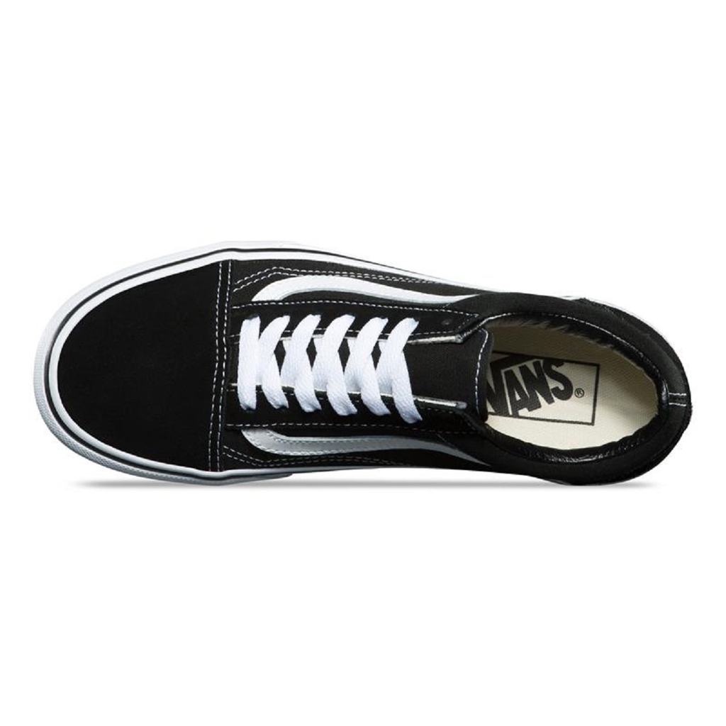 zapatillas vans de mujer old skool plataforma negro