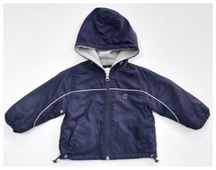 TALLE 12 MESES CAMPERA IMPERMEABLE AZUL FORRADA POLAR- BABY COTTONS