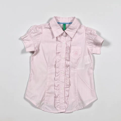 TALLE 1 AÑO - CAMISA M/C VOLADOS ROSA - BENETTON - comprar online