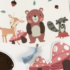 Kit decoración para cumpleaños Animales del bosque Boho - tienda online