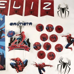 Kit decoración para cumpleaños Spiderman - comprar online